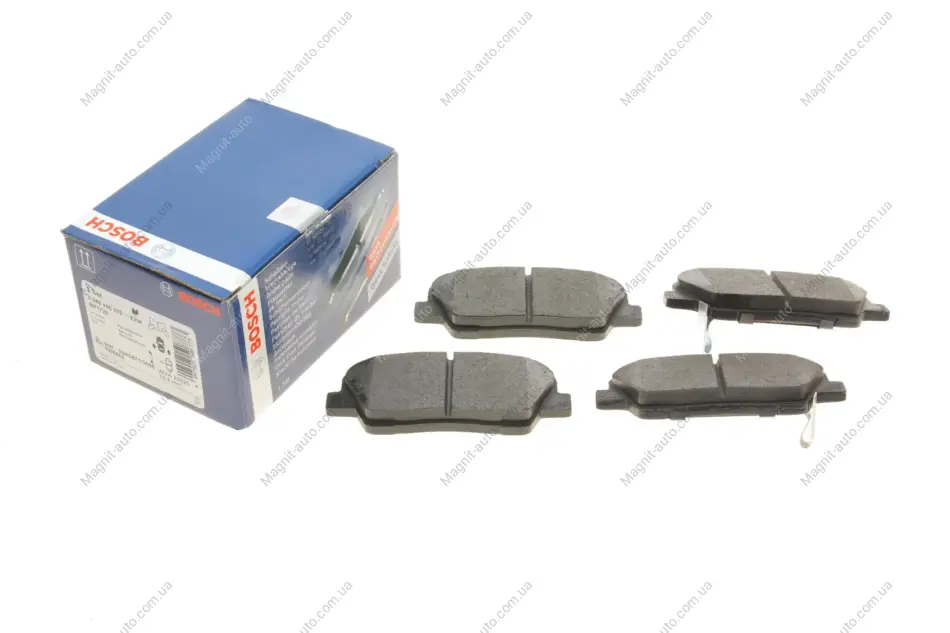 Комплект гальмівних колодок з 4 шт. дисків BOSCH 0 986 495 370 (фото 1)