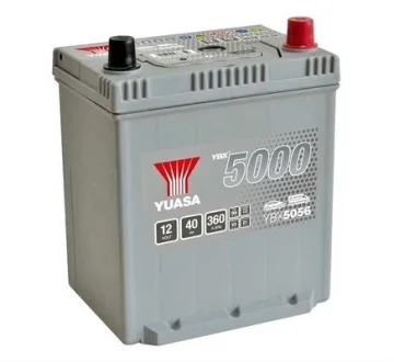 "Yuasa 12V 40Ah Silver High Performance Battery Japan (1)" YUASA YBX5056