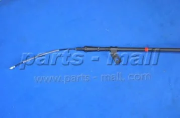 Трос ручного гальма лів. Hyundai Accent (вир-во, Korea) PARTS-MALL PTA-337 (фото 1)