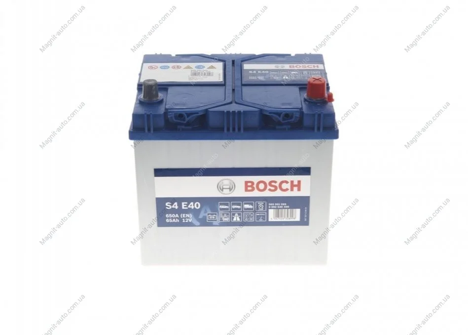 Акумулятор Bosch 12В/65Аг/650А/16,93кг BOSCH 0092S4E400 (фото 1)