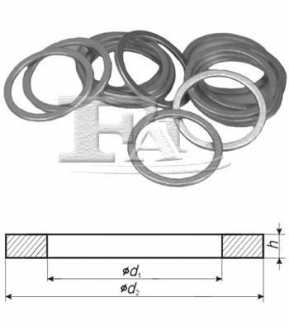 Podk│adka aluminium 22x27x1.5 woreczek 10 sztuk FA1 Fischer Automotive One (FA1) 067810010