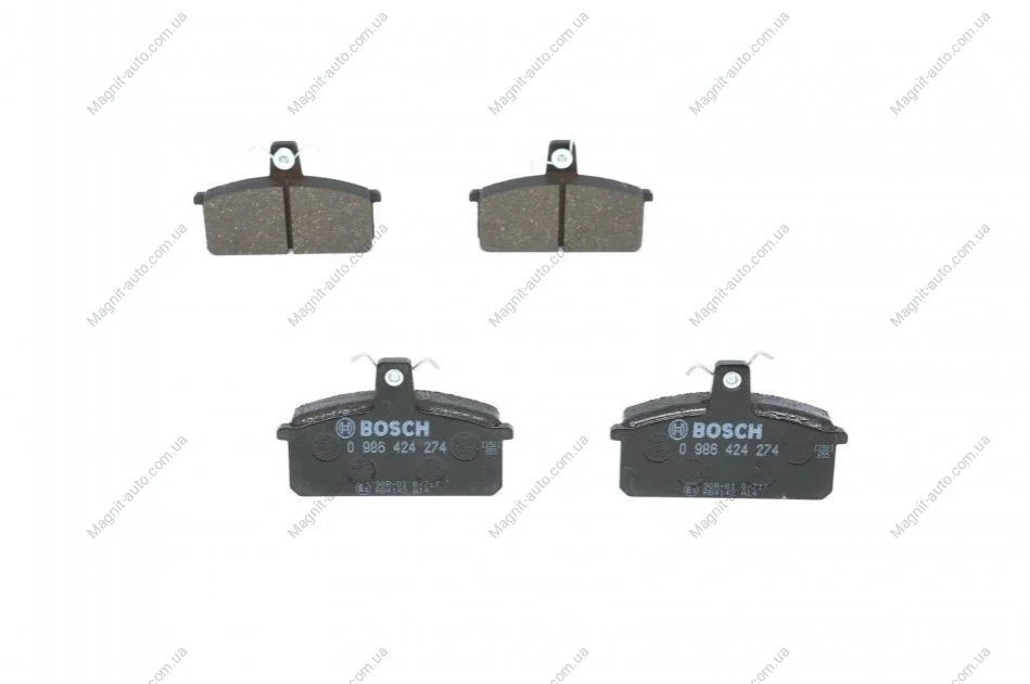 Колодки тормозные дисковые, комплект BOSCH 0986424274 (фото 1)