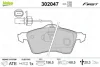 Гальмівні колодки дискові VW Transporter "2,5-2,8 "F "90-03 Valeo 302047 (фото 1)