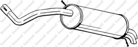 Глушитель выхлопных газов конечный BOSAL 278033