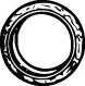 Прокладка выпускной системы DACIA LOGAN, LOGAN EXPRESS, LOGAN II, LOGAN MCV, LOGAN MCV II, SANDERO, SANDERO II RENAULT 19 I, 19 I CHAMADE, 19 II CHAMADE, 21, CLIO I, CLIO II 1.0-2.1D 10.84- WALKER 80026 (фото 1)