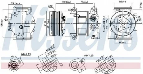 KOMPRESOR KLIMATYZACJI FORD NISSENS 890418