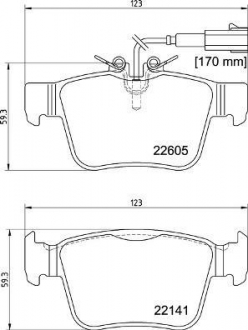 Гальмівні колодки дискові BREMBO P23180 (фото 1)