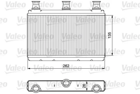 Радиатор печки Valeo 811537