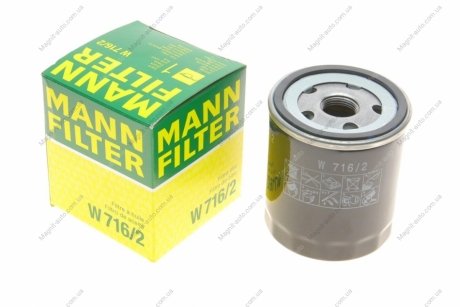 Фильтр масляный MANN W7162 (фото 1)