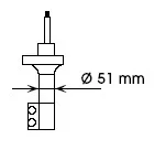 Амортизатор газомасляний KYB 334045