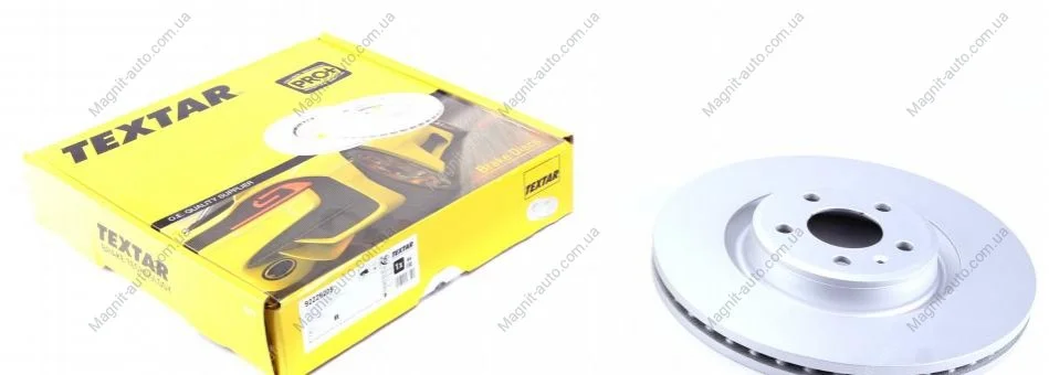 Диск гальмівний AUDI/PORSCHE A4/A6/Q5/Macan "F D=345mm "07>> TEXTAR 92229205 (фото 1)