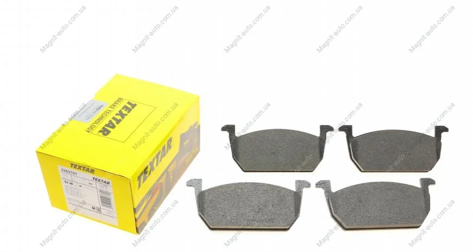 Тормозные колодки SEAT/SKODA Leon/Scala/Kamiq "F "12>> TEXTAR 2263101 (фото 1)