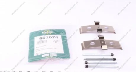 Монтажний к-кт гальмівних колодок пер. Tesla Model S 12-/Astra J 11-/Insignia A 08-(Brembo) FRENKIT 901674