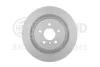 Диск тормозной задн. (330mmx22mm) MERCEDES GLE W166 15- ML W166 11- HELLA 8DD 355 122-561 (фото 1)