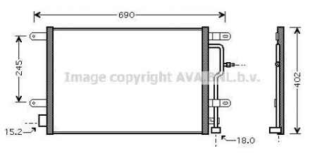 Конденсатор, кондиционер AVA QUALITY COOLING AVA COOLING AI5199