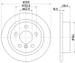 Tarcza hamulcowa 55793PRO HELLA 8DD 355 123-491 (фото 4)