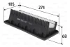 Фільтр повітряний HYUNDAI I10 "1,2 "11-13 Valeo 585447 (фото 1)
