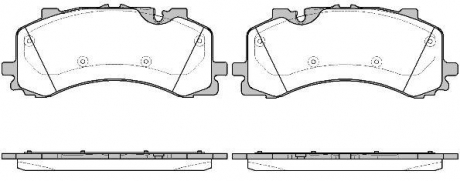 Колодки тормозные передние REMSA 1744 00 (фото 1)