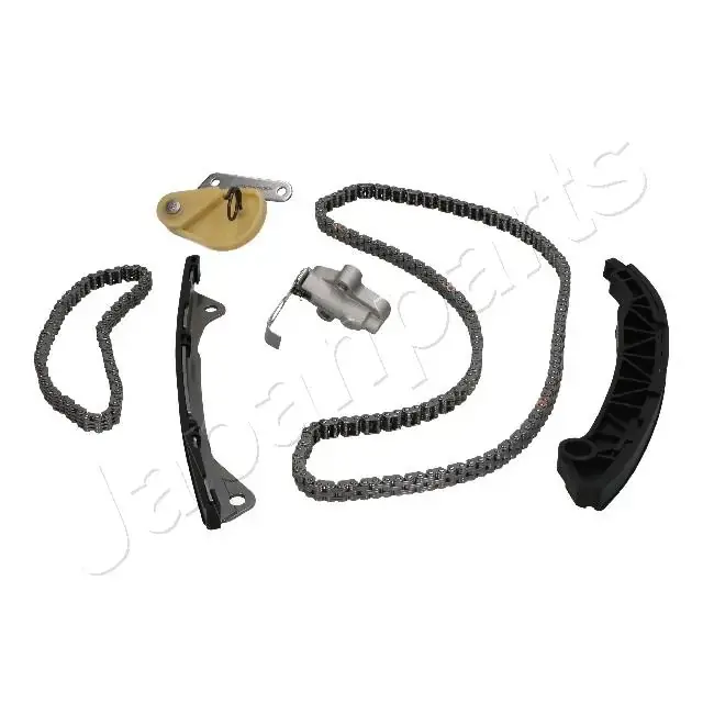 К-кт цепи ГРМ (2 цепи+ 3 шт. направляющие+ 1 натяжитель) NISSAN Juke 1,6 10- JAPANPARTS KDK-136 (фото 1)