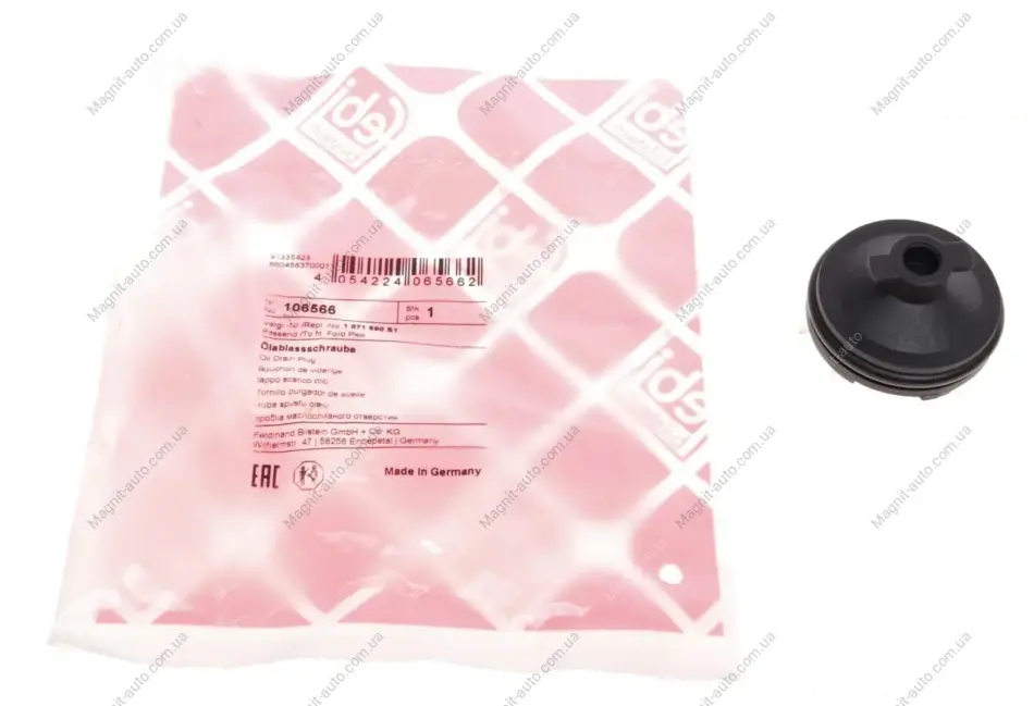 Пробка масляного поддона CITROEN/FORD/OPEL/PEUGEOT ''2.0TDCI''13>> FEBI BILSTEIN 106566 (фото 1)