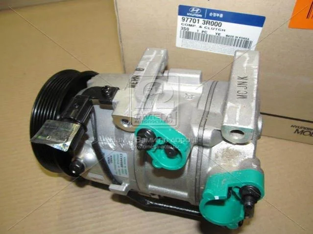 Компрессор кондиционера Hyundai Sonata/I45/Kia Optima/Magentis 10- (пр-во Mobis) MOBIS 977013R000 (фото 1)