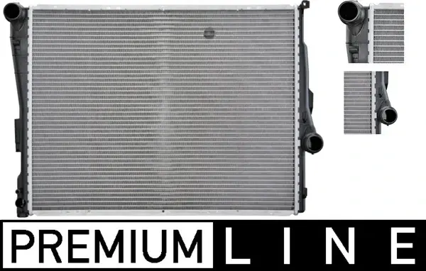Радіатор 445 mm BMW 3 (E46) MAHLE / KNECHT ="CR458000P" (фото 1)