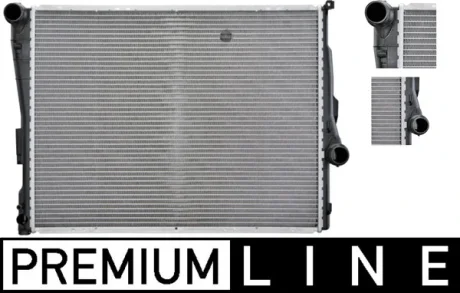 Радіатор 445 mm BMW 3 (E46) MAHLE / KNECHT ="CR458000P"