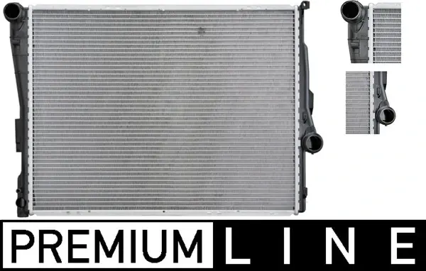 Радіатор 445 mm BMW 3 (E46) MAHLE / KNECHT ="CR457000P" (фото 1)