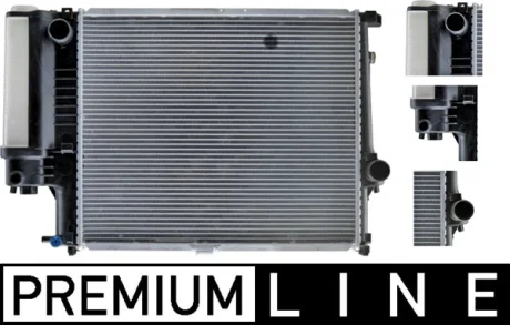 Радіатор 436 mm BMW 5 (E34) MAHLE / KNECHT ="CR327000P"