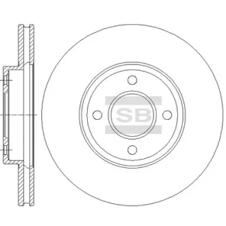 Диск гальмівний Hi-Q (SANGSIN) SD4235