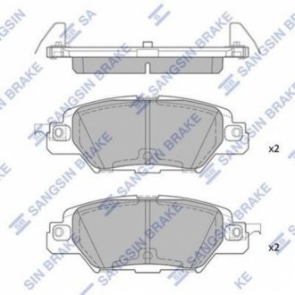 Тормозные колодки Hi-Q (SANGSIN) SP1860