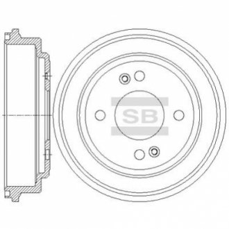 Шт. Гальмiвний диск Hi-Q (SANGSIN) SD1078