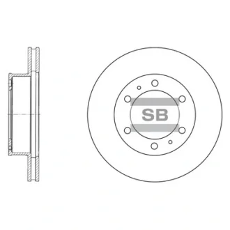 Тормозной диск Hi-Q (SANGSIN) SD4011