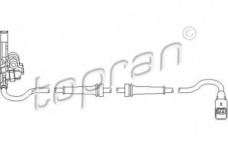 Датчик, частота вращения колеса TOPRAN TOPRAN / HANS PRIES 722 296