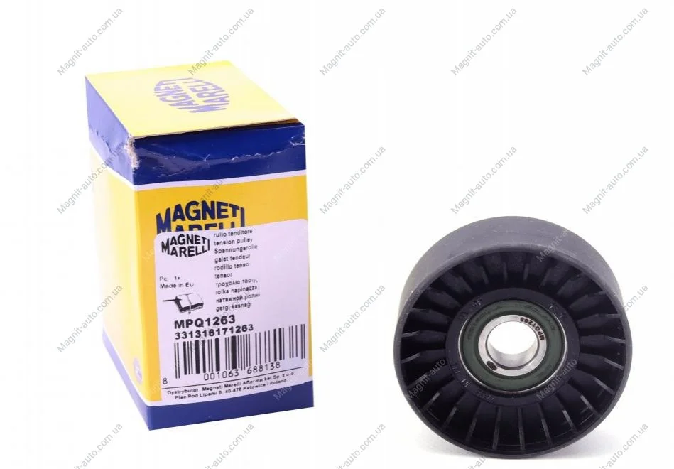 Ролик модуля натягувача ременя MPQ1263 (вироб-во MagnetiMarelli) MAGNETI MARELLI 331316171263 (фото 1)