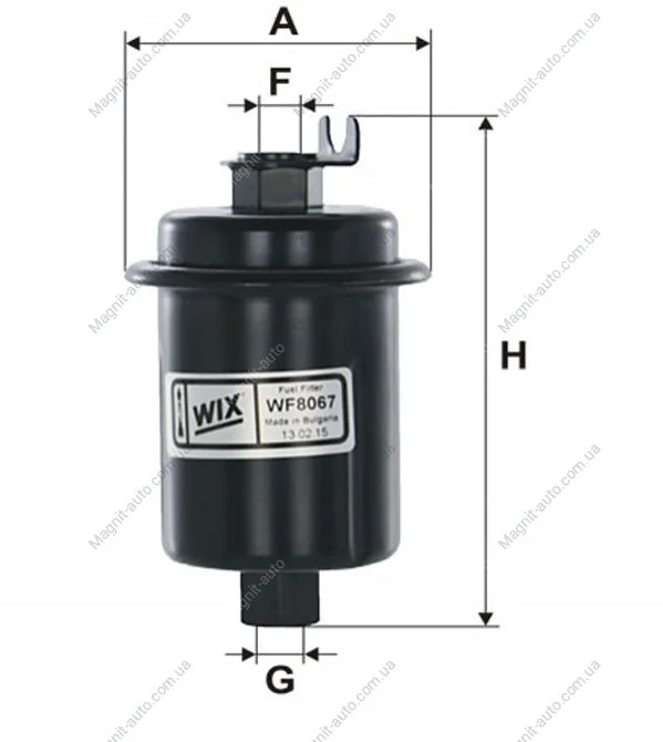 Фільтр палива WIX FILTERS WF8067 (фото 1)