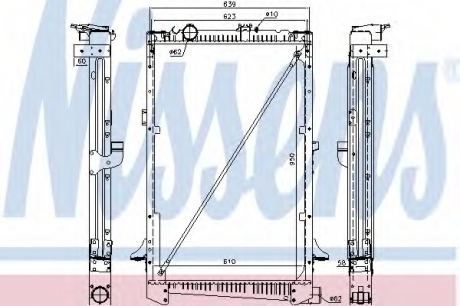 Радіатор NISSENS 61442A