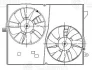 Електровентилятори охолодження з кожухом (2 вент.) Chevrolet Captiva/Opel Antara (06-) Luzar LUZAR LFK 0543 (фото 3)