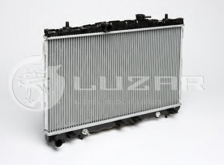 Радиатор охлаждения Elantra 1.6/1.8/2.0 (00-) АКПП (660*375*16) LUZAR LRc HUEl00210 (фото 1)