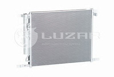 Радиатор кондиционера Авео /T255 (08-) с ресивером LUZAR LRAC 0581