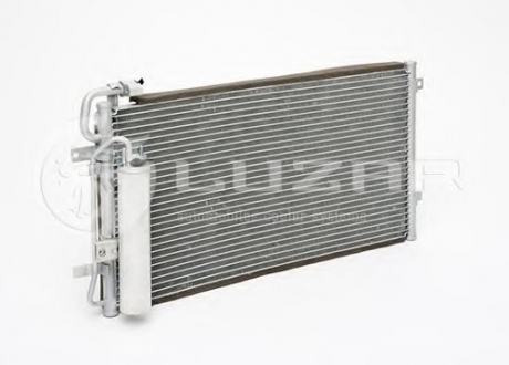 Радиатор кондиционера 2170 HALLA с ресивером LUZAR LRAC 0127