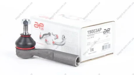 Наконечник рульової лів Peugeot Bipper / Alfa Romeo MiTo / Nemo / Punto / Corsa (06-) (заміна для 16256AP) APPLUS APLUS 19003AP
