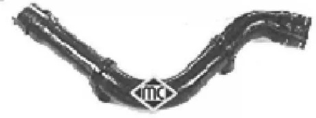 Патрубок радіатора верхній Citroen ZX/Peugeot 306 Metalcaucho 08295