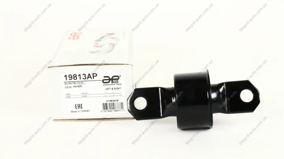 Сайлентблок важеля задньогоFord Focus (99-), C-MAX (10-), Kuga (08-)/Mazda 3, 5 (03-)/Volvo S40 (04-) APPLUS APLUS 19813AP (фото 1)