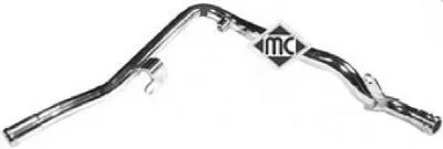 Патрубок радиатора Peugeot Bipper / Citroen Nemo 1.3 HDI (05-) Metalcaucho 03214