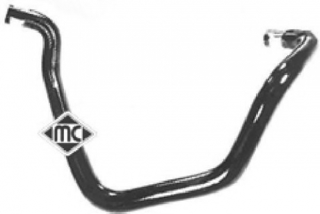 Патрубок радиатора Metalcaucho 08438 (фото 1)