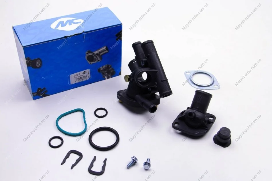 Корпус термостату 1.9D Kangoo 97-/Clio 98-05/Laguna 99-/Megane 96-03 Metalcaucho 03624 (фото 1)