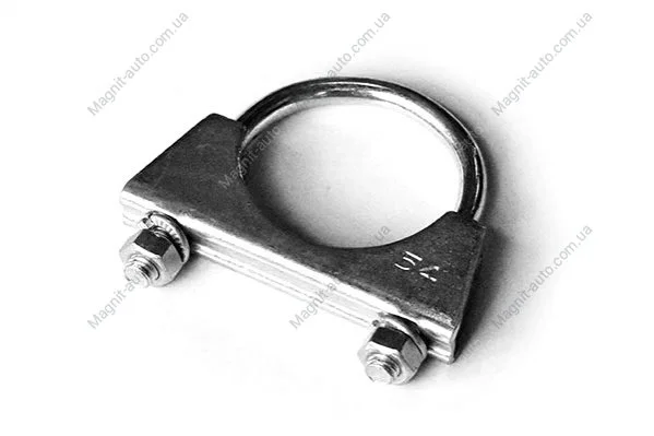 Хомут глушника драбинний M8 Ф54 мм (оцинк. сталь) (кратно 2шт) Asam ASAM 55319 (фото 1)