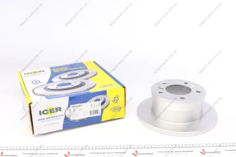 Диск гальмівний ICER 78BD0183-1