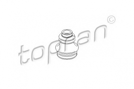 Пыльник внешнего ШРУС Ford Sierra 82-92 (без ABS) TOPRAN / HANS PRIES 300 825